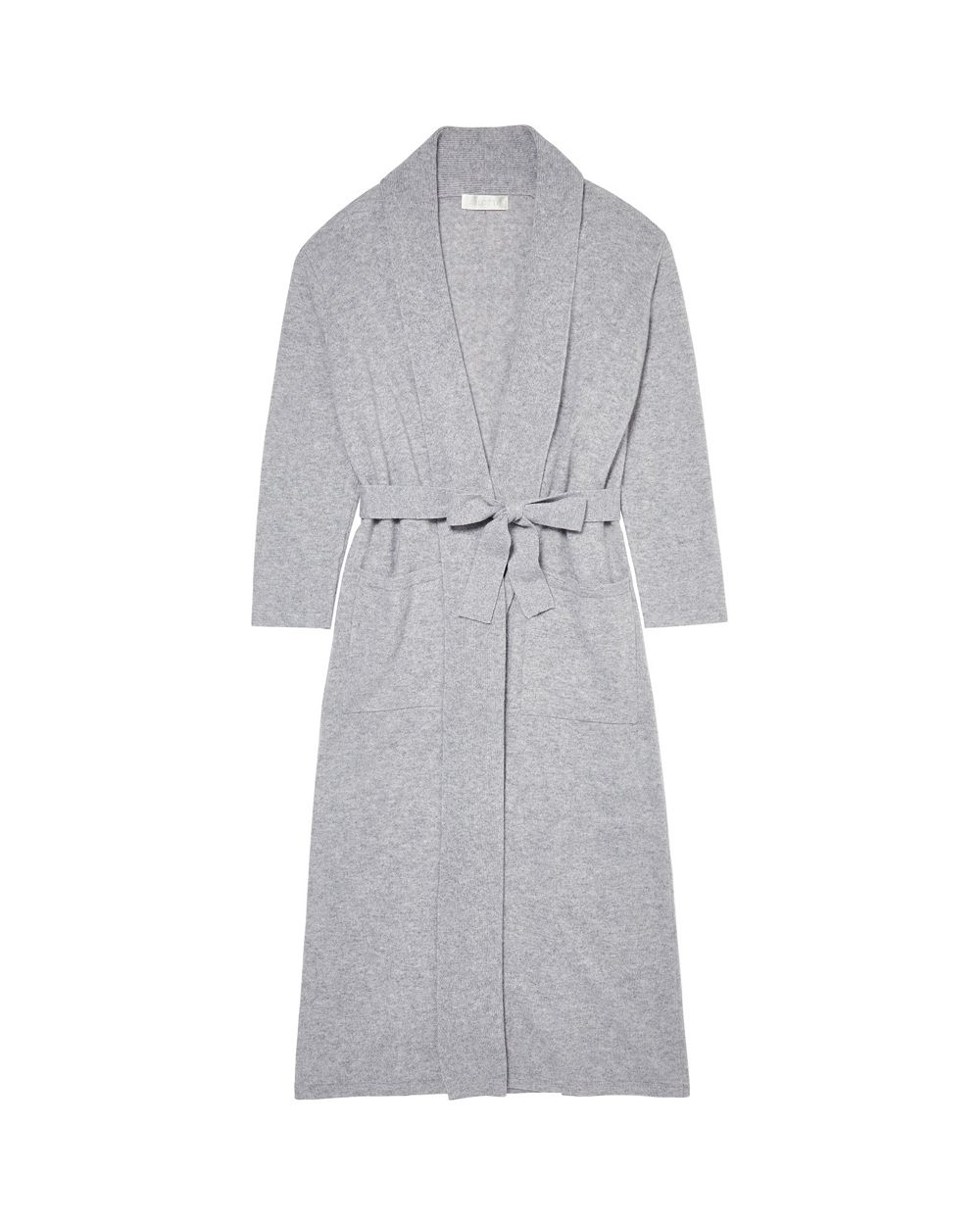 Arlotta Classic Collection Long Cashmere Robe in gray