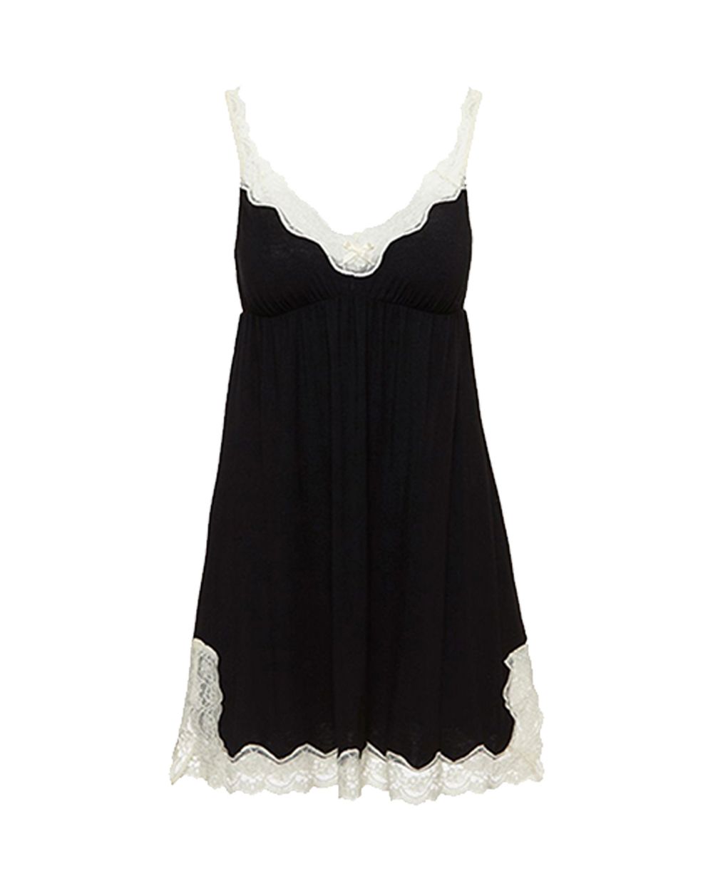 Eberjey Lady Godiva Chemise in black