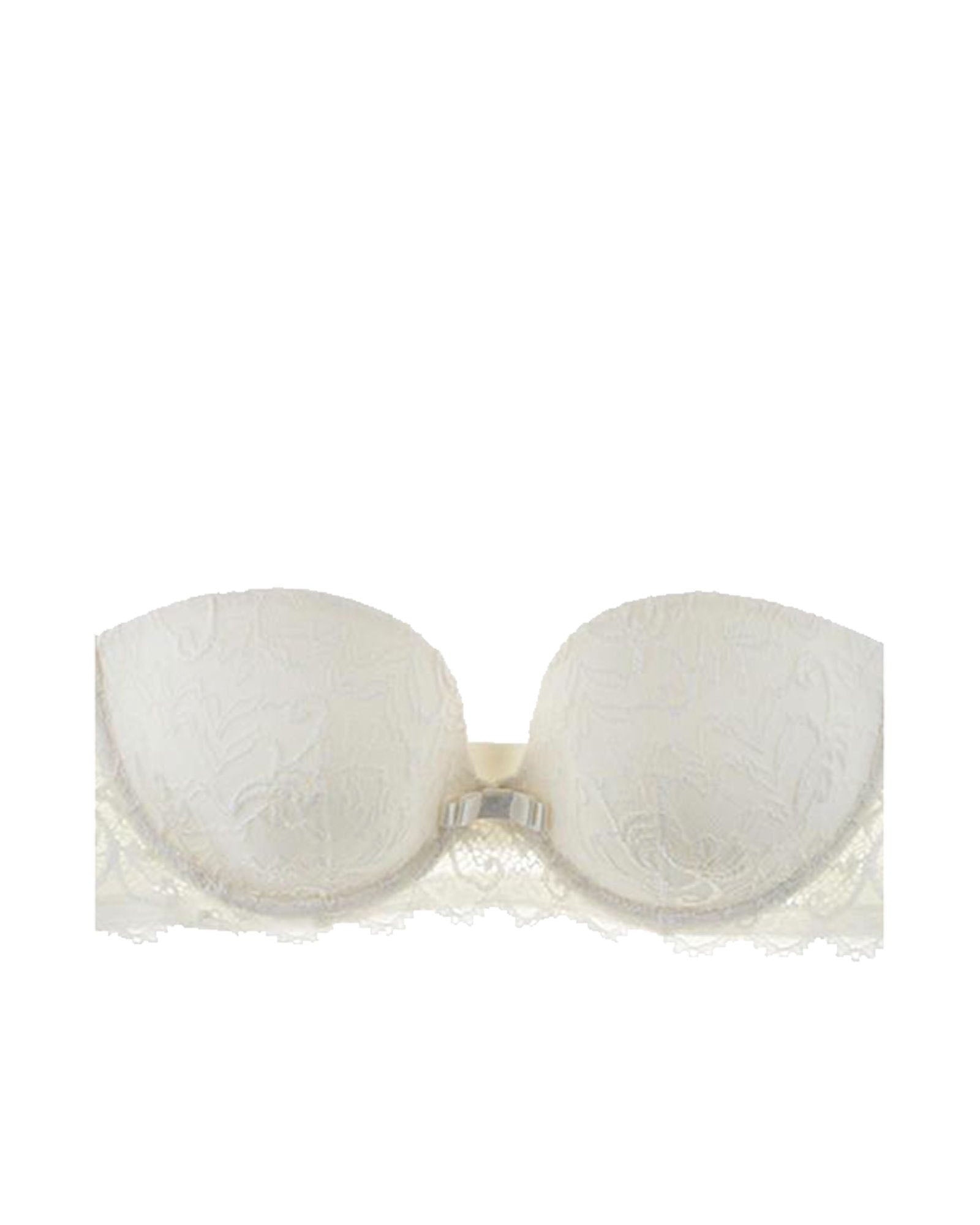 Simone Perele Celeste Strapless Plunge Bra in white