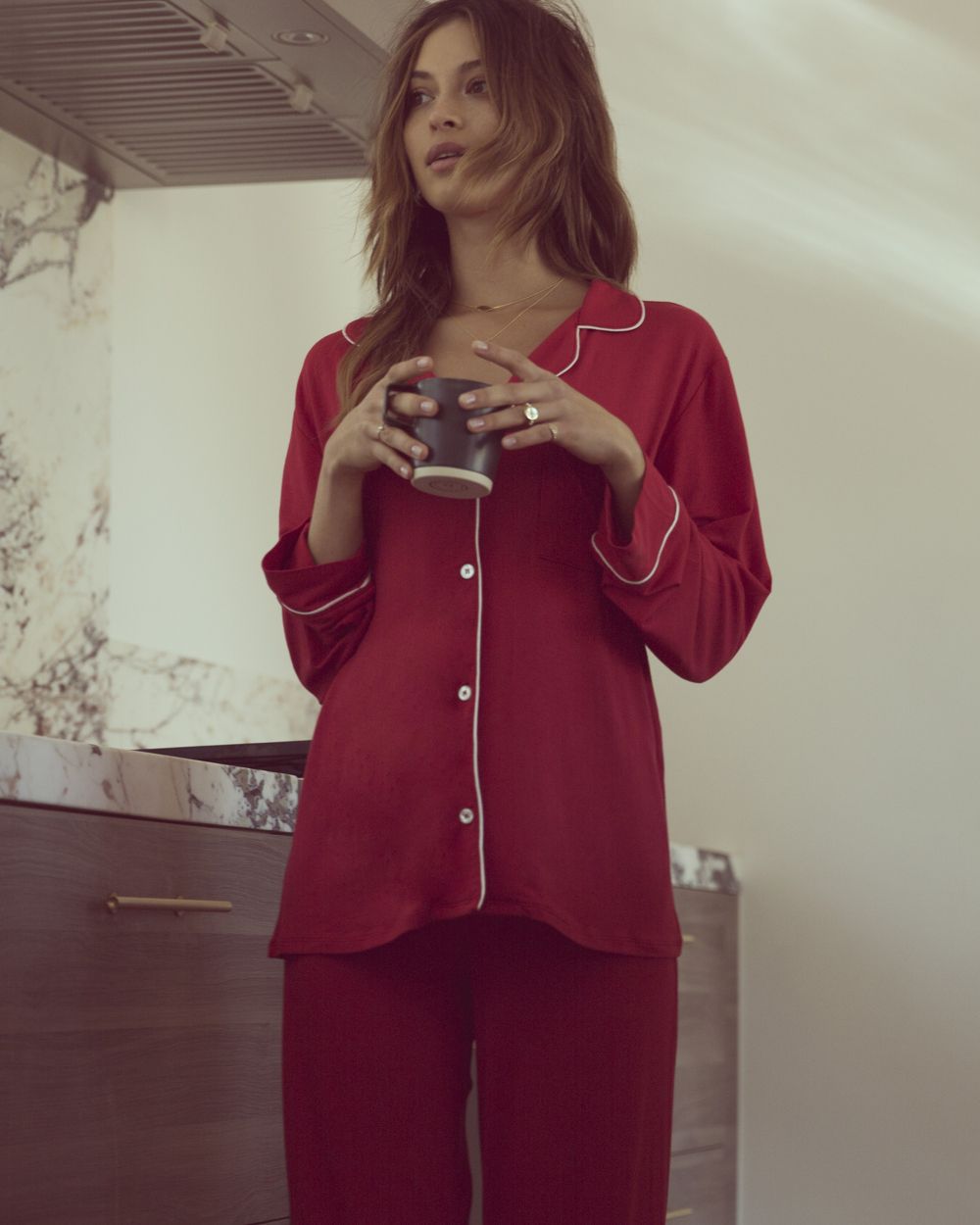 Eberjey Gisele Pj Set in red