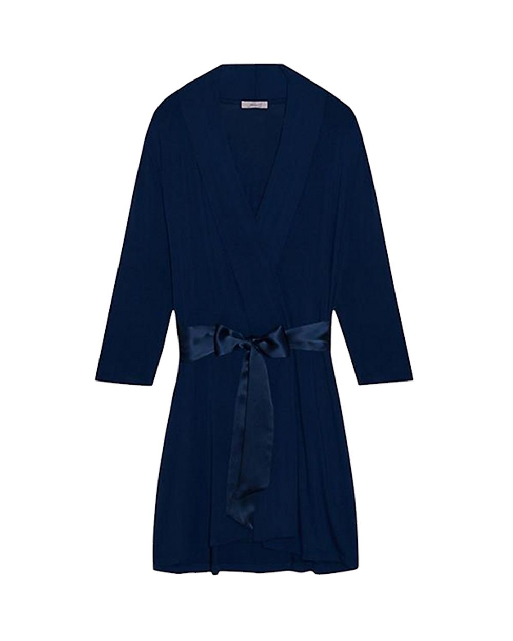 Fleur't Take Me Away Short Robe in blue