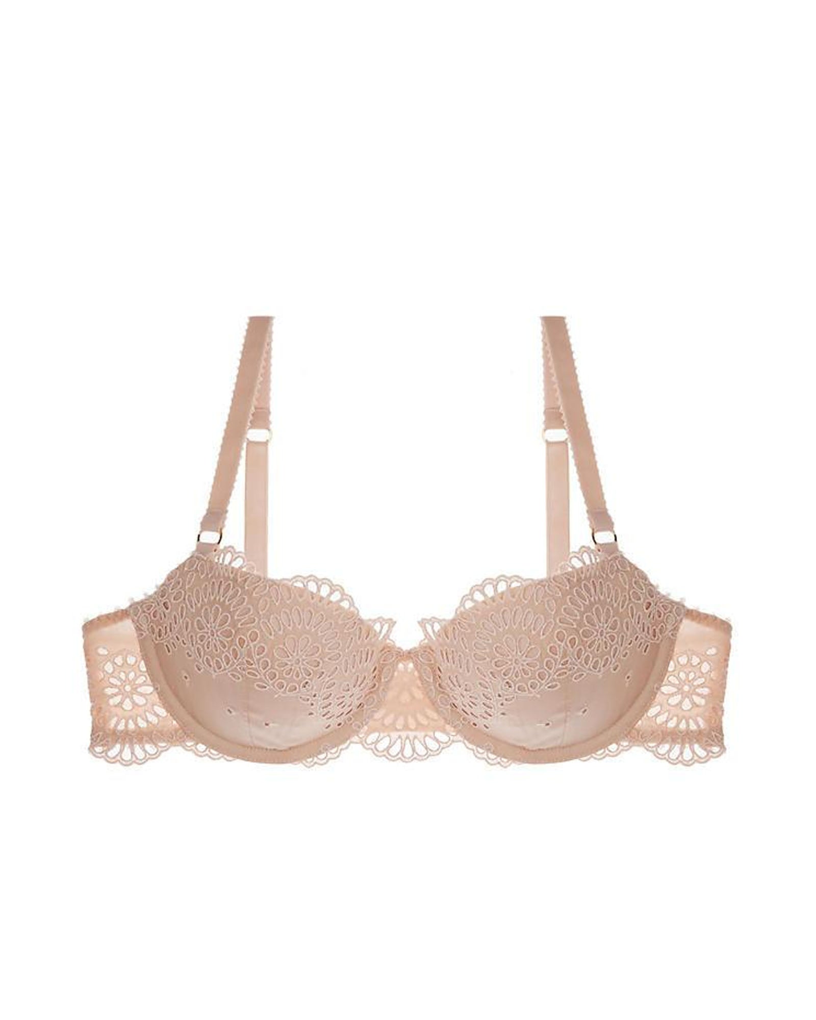 Stella McCartney Rachel Shopping Balconette Bra in beige
