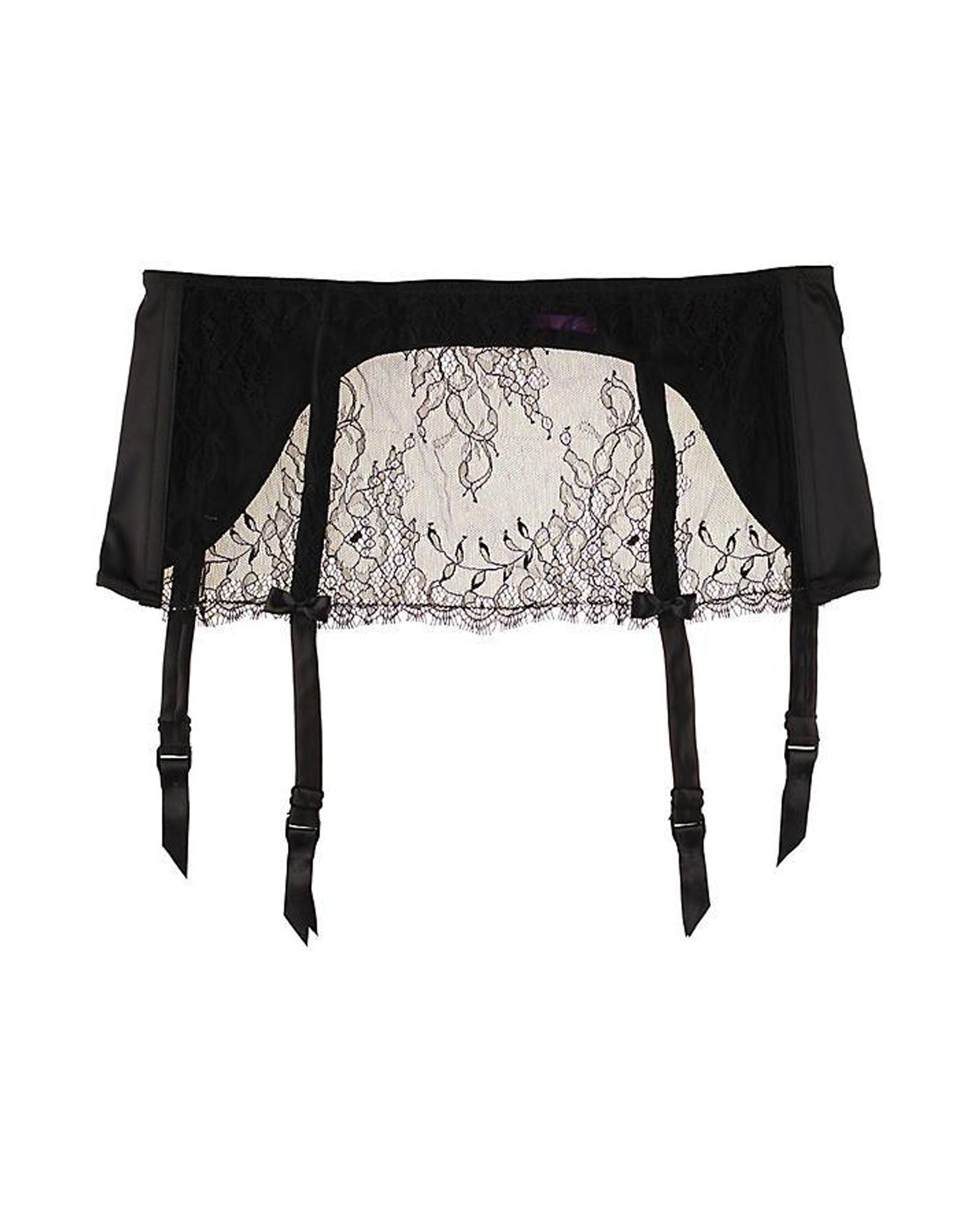Maison Close Villa Satine Garter Belt in black