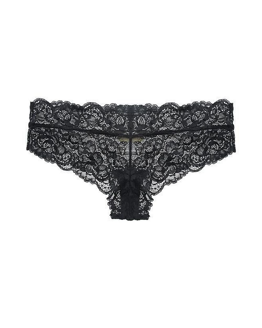 Fleur't Lacy Dainties Cheeky in black
