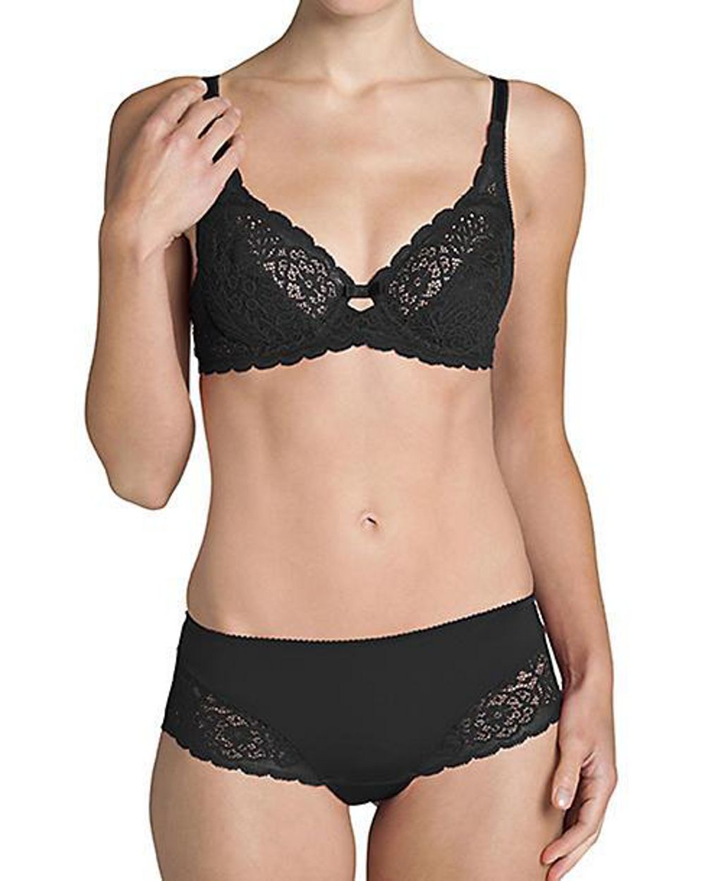 Triumph Amourette Spotlight Underwire Bra in black