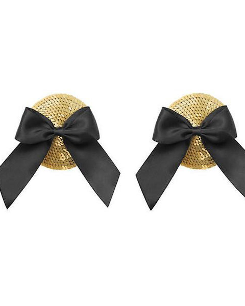 Nippies Bristols Six Gold Marilyn Nipple Covers in yellow