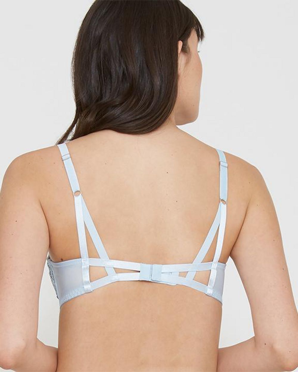 Dita Von Teese Black Dahlia Balconette Bra in blue