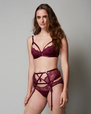 Dita Von Teese Madame X Suspender in purple