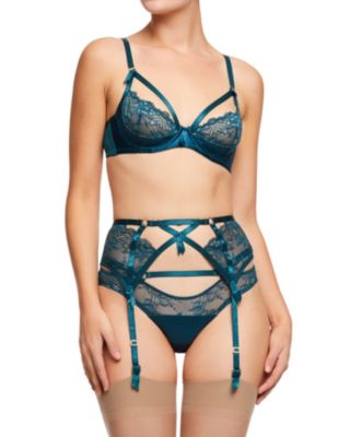 Dita Von Teese Madame X Suspender in green