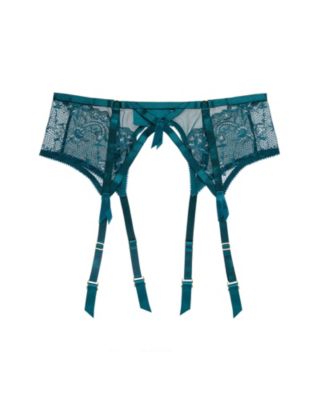 Dita Von Teese Madame X Suspender in green