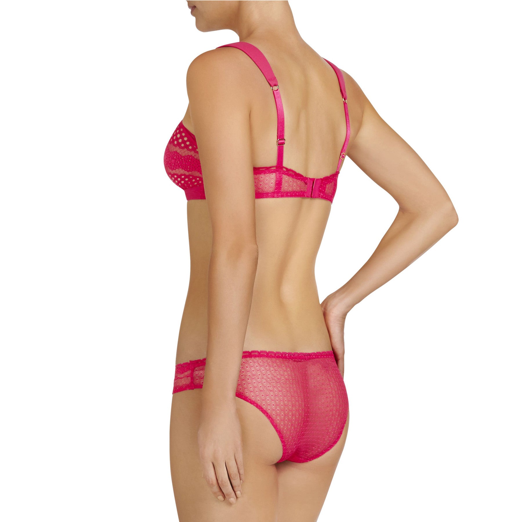 Stella McCartney Alina Playing Soft Cup Bra in pink