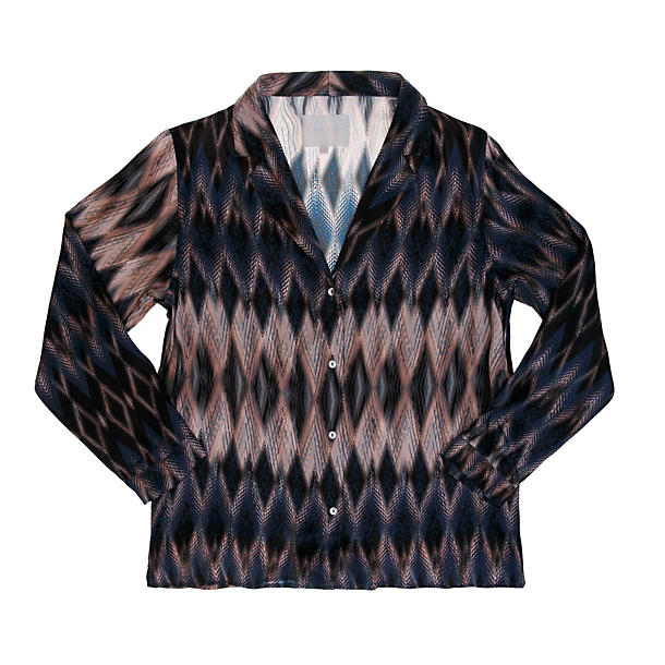 Asceno Nude Diamond Pyjama Top