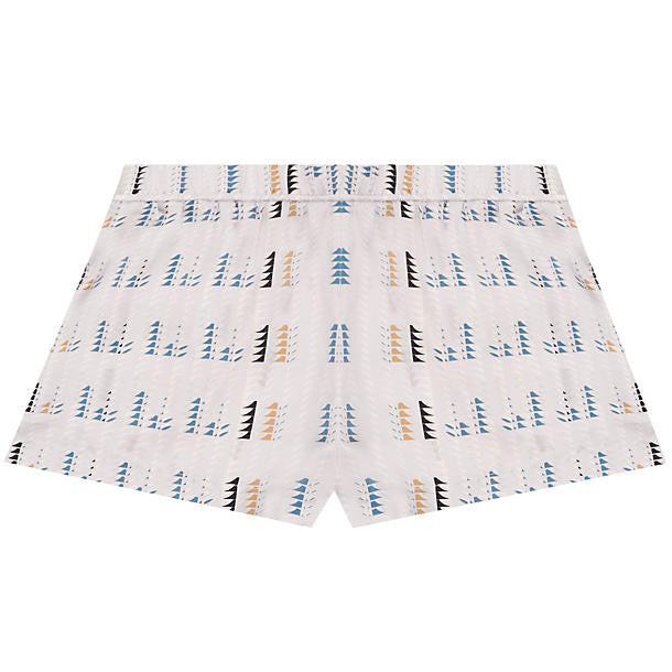 Asceno Arctic Crescent Modern PJ Short in white