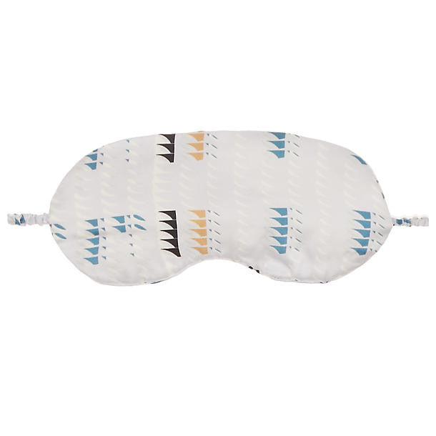 Asceno Arctic Crescent Eye Mask in white