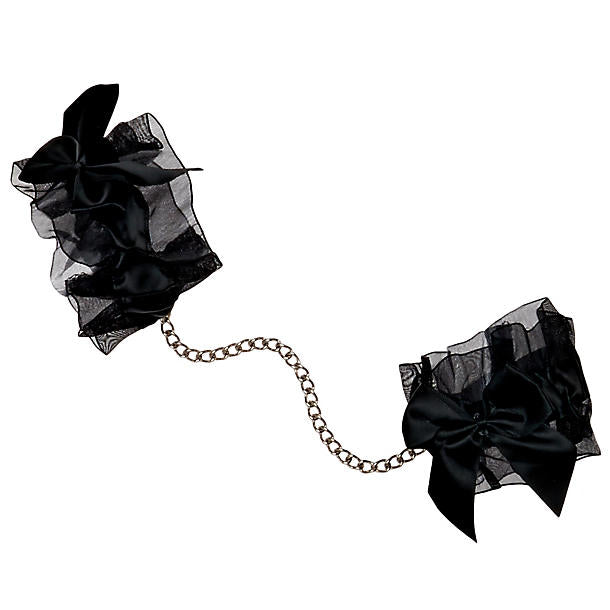 Bijoux Indiscrets Frou Frou Handcuffs in black