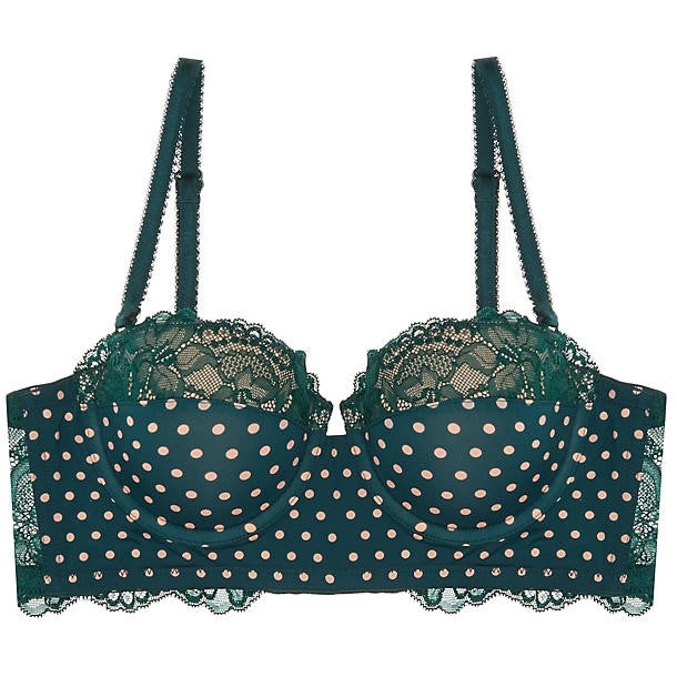 Blush Spotlight Longline Strapless Bra in green