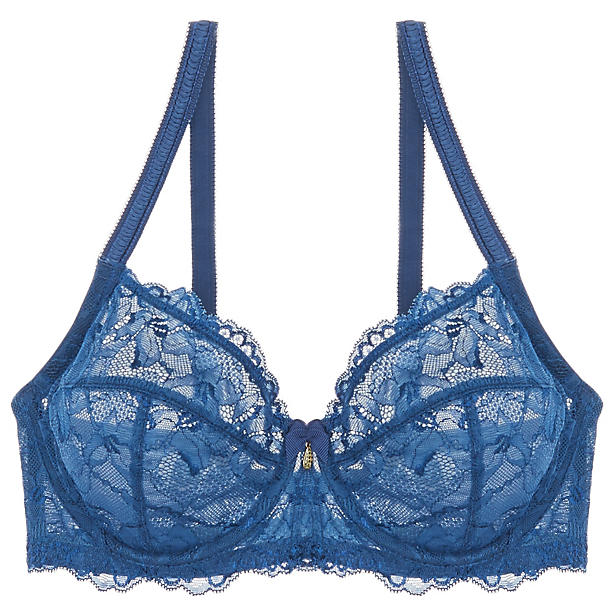 Blush Harlow Full Coverage Underwire Bra in blue