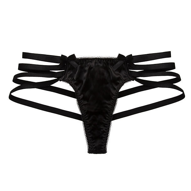 Bordelle Webbed Thong in black