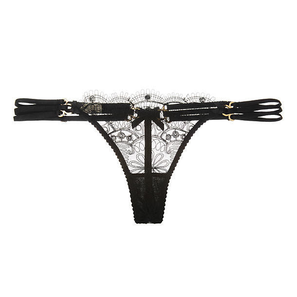 Bordelle Magdalena Adjustable Thong in black