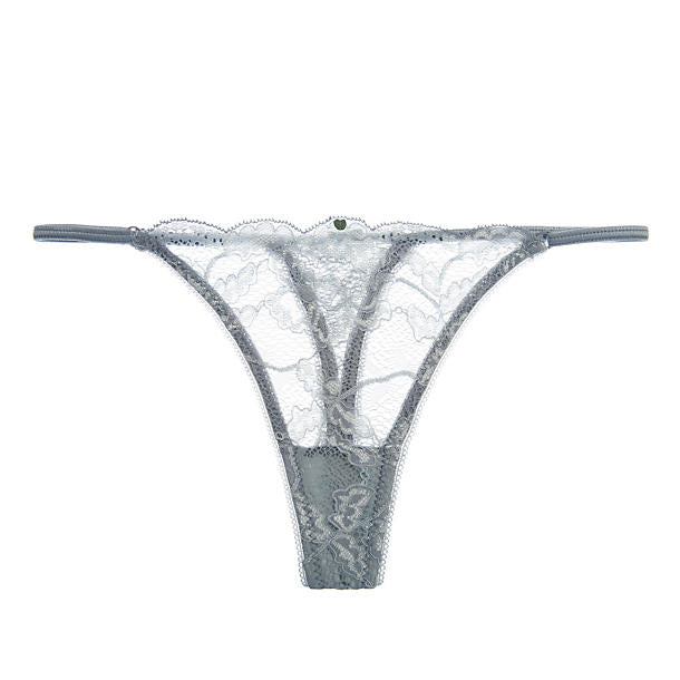 CLO intimo Fortuna Adjustable Thong in gray