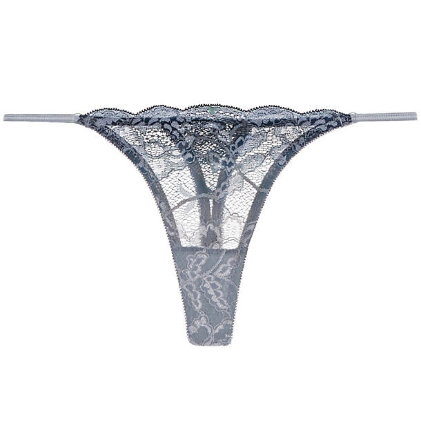 CLO intimo Fortuna Adjustable Thong in gray
