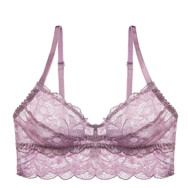 CLO intimo Fortuna Long Line Bra in purple
