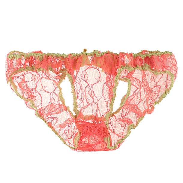 Damaris Lemon Drop Peep Bottom in orange