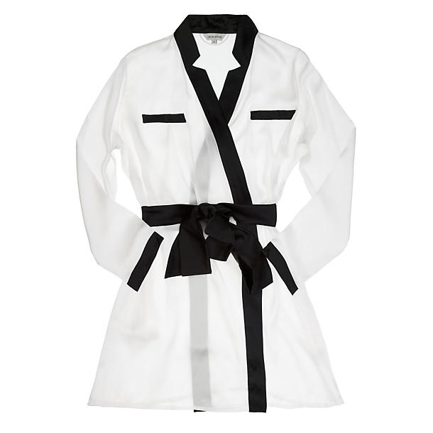 Dear Bowie Brigitte Robe in white