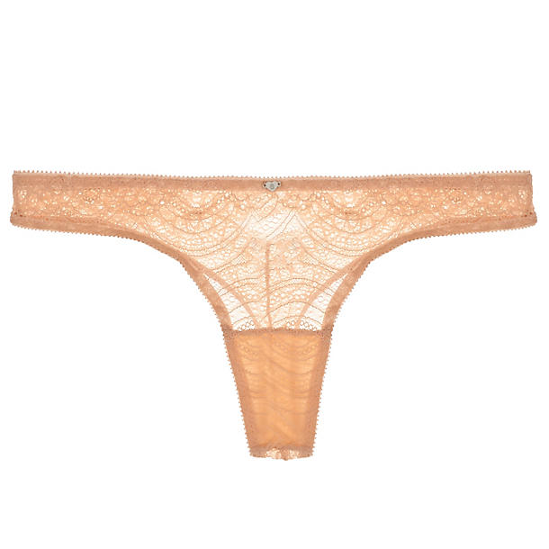 Eberjey Serena Keyhole Thong in orange