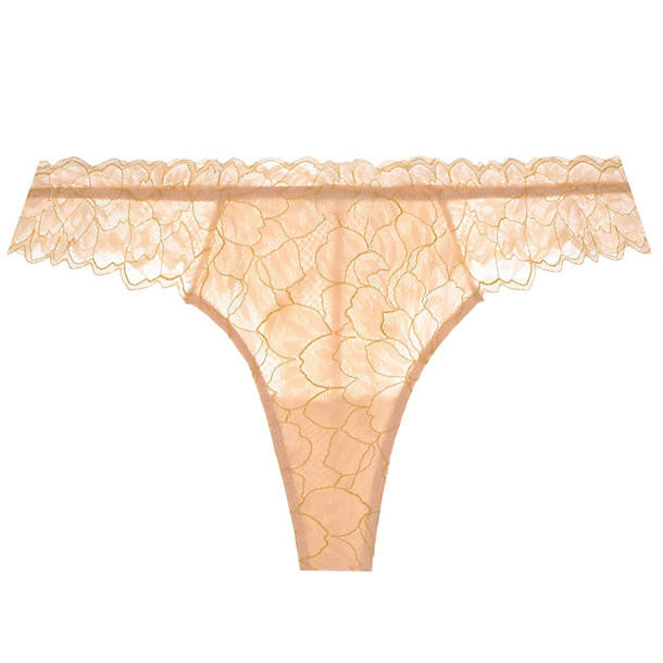 Eberjey Rosario Thong in beige
