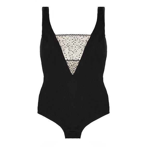 Eberjey Greta Bodysuit in black