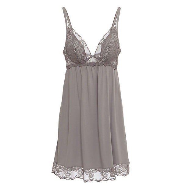 Eberjey Noor Chemise in gray