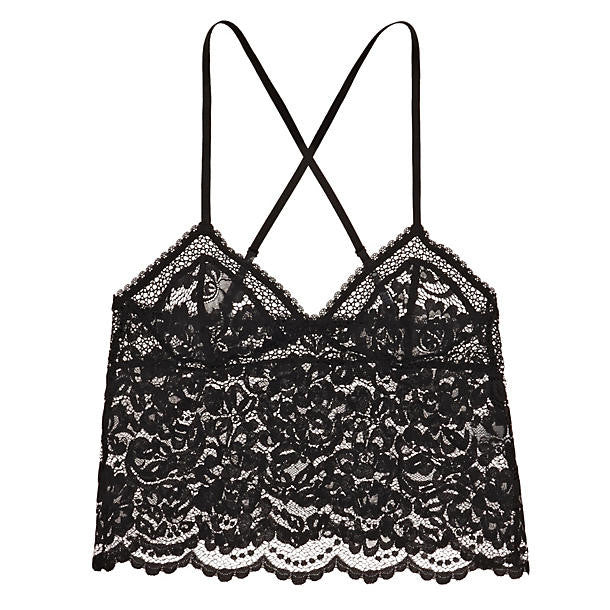 Else Petunia Cropped Cami in black