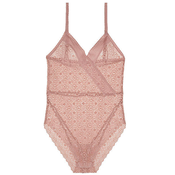 Else Coachella Bodysuit in pink