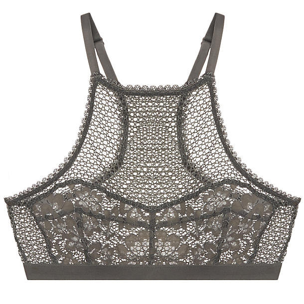 Else Petunia Halter Sporty Bra in gray