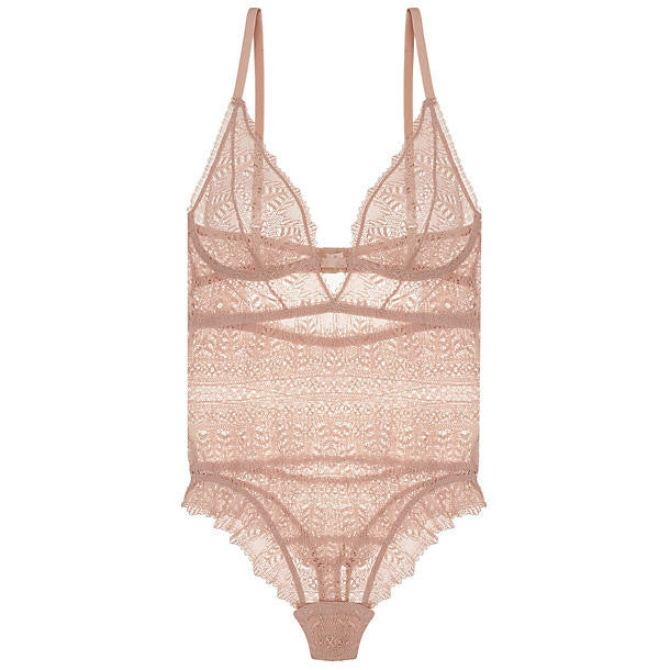 Else Ivy Soft Cup Bodysuit in pink