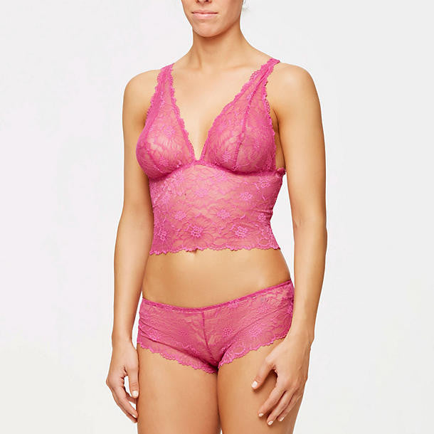 Fleur't Lacy Dainties Half Camisole in pink