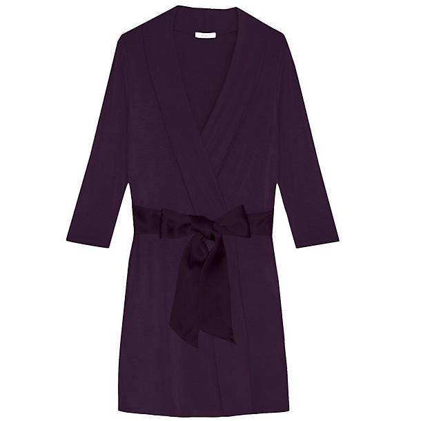 Fleur't Take Me Away Short Robe in purple