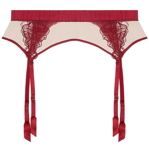 Fleur of England Dare Suspender Belt in red