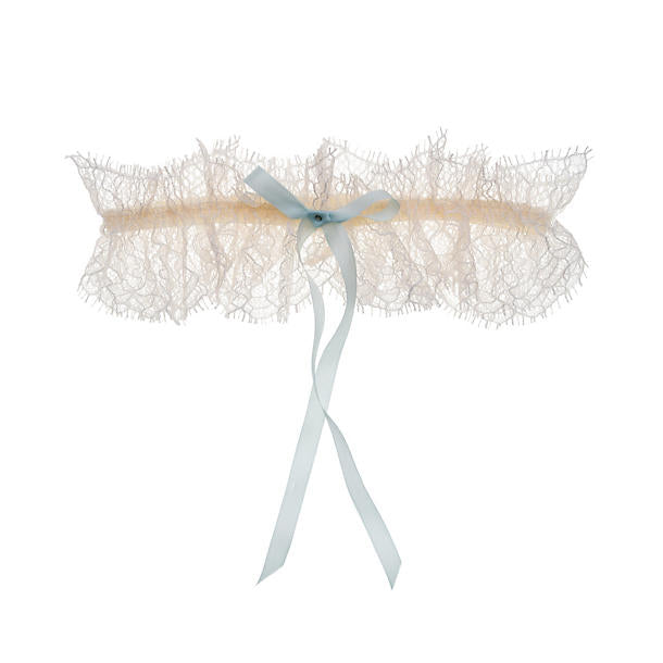 Florrie Mitton Odette Garter in white