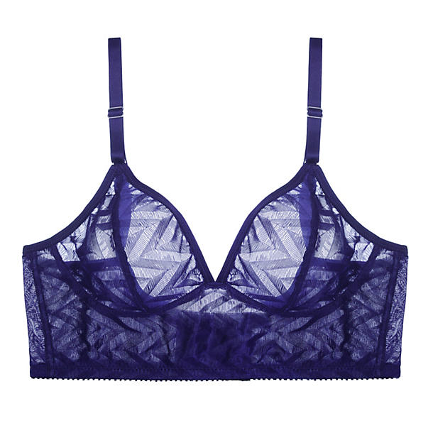 Fortnight Lingerie Vega Long Line Bra in purple