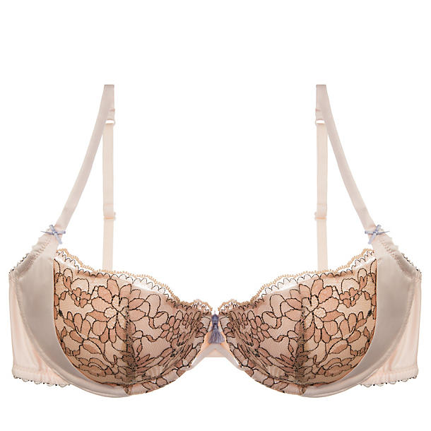 Heidi Klum Intimates Venetian Embrace Balconette Bra in white