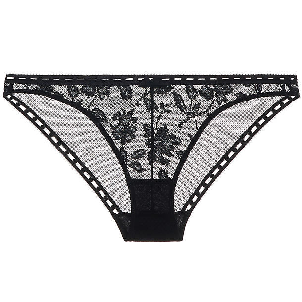 Heidi Klum Intimates Tuberose Tryst Bikini Brief in black