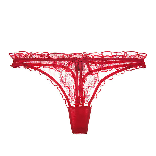 Heidi Klum Intimates Valerie Thong in red