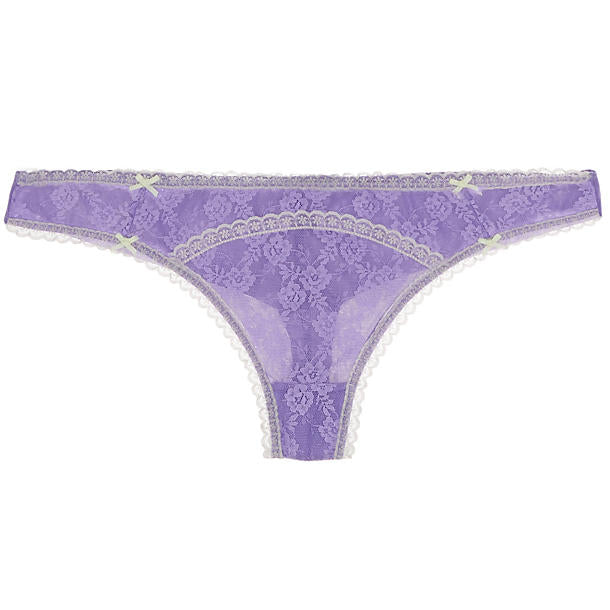 Heidi Klum Intimates Mon Coeur Thong in purple