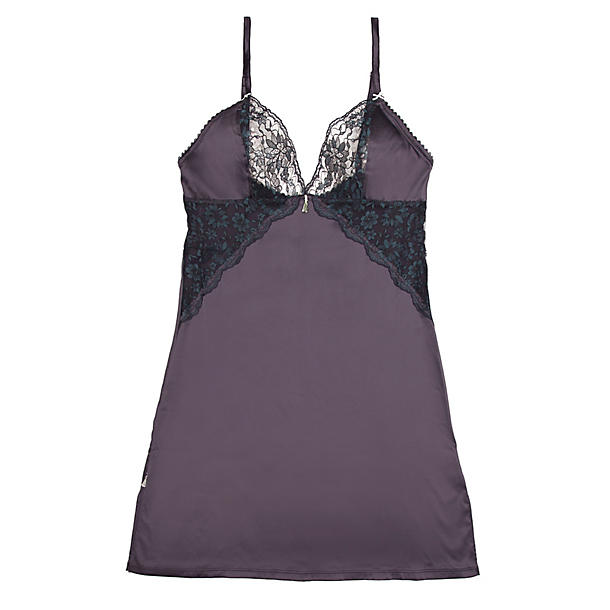 Heidi Klum Intimates Venetian Embrace Chemise in blue