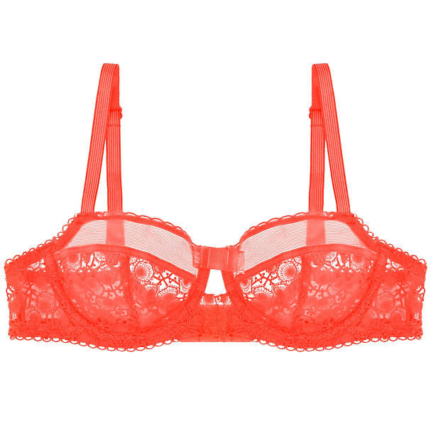 Huit De L'Air Half-Cup Bra in orange