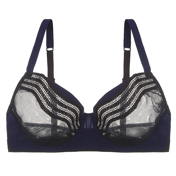 Huit En Cavale Full Cup Bra in blue