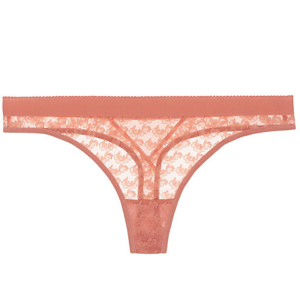 Huit Ingenue String Thong in pink