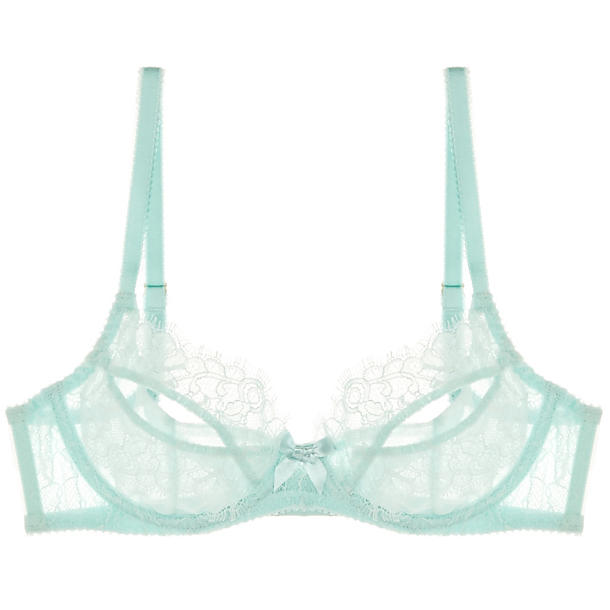 L'Agent Idalia Non-Padded Demi Bra in green